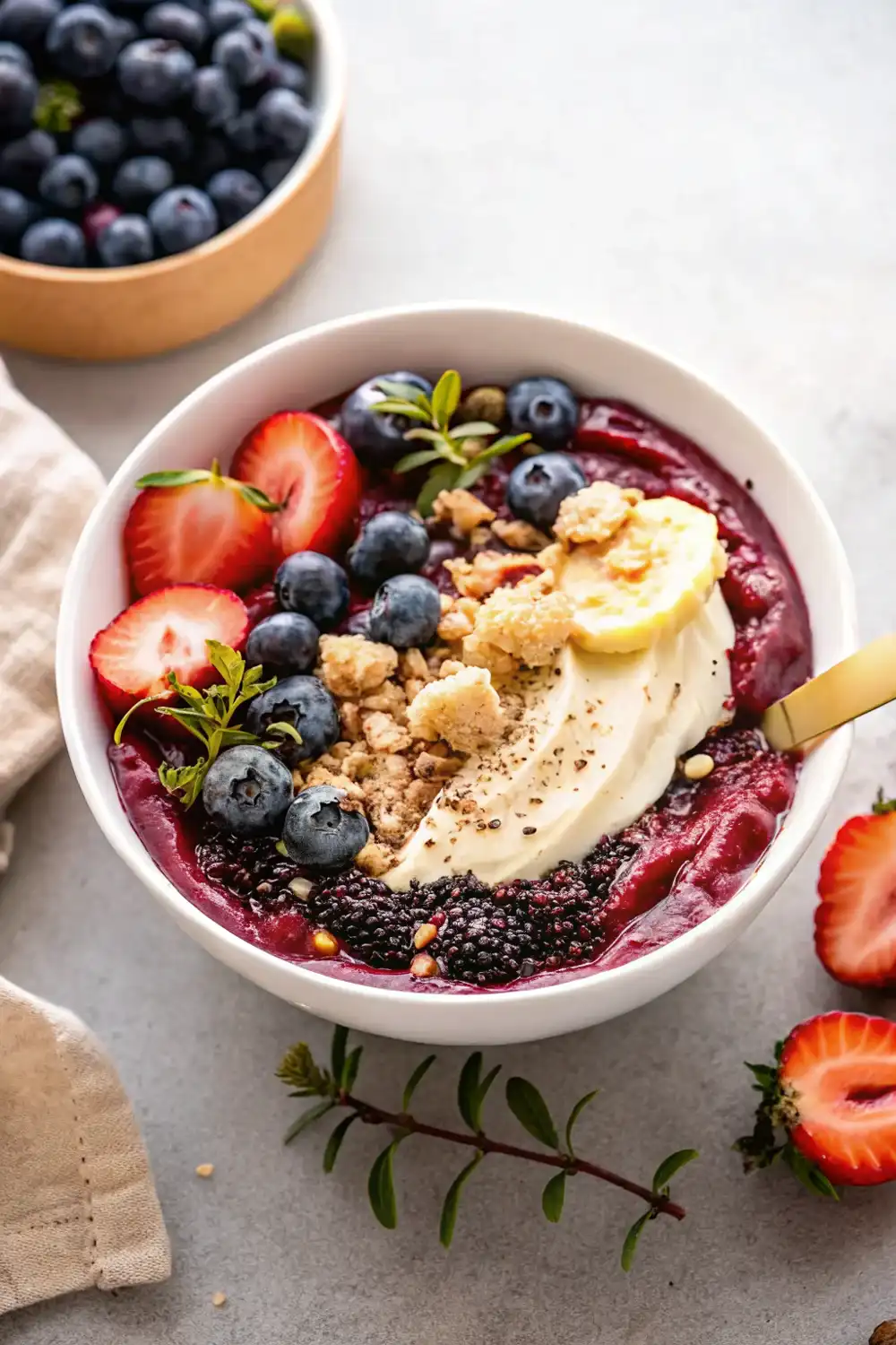 Recipe Index 21 Acai smoothie bowl with fresh toppings